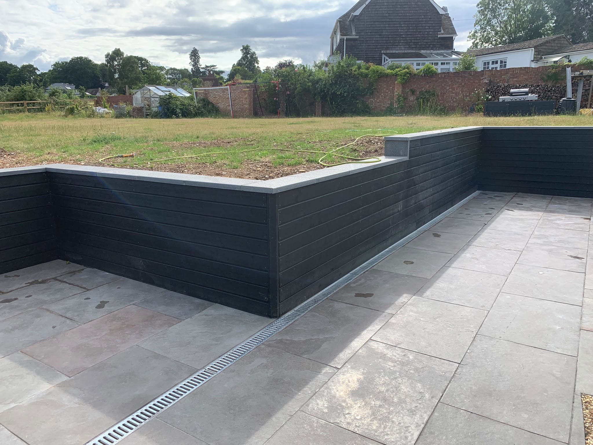Patio & Retaining Wall