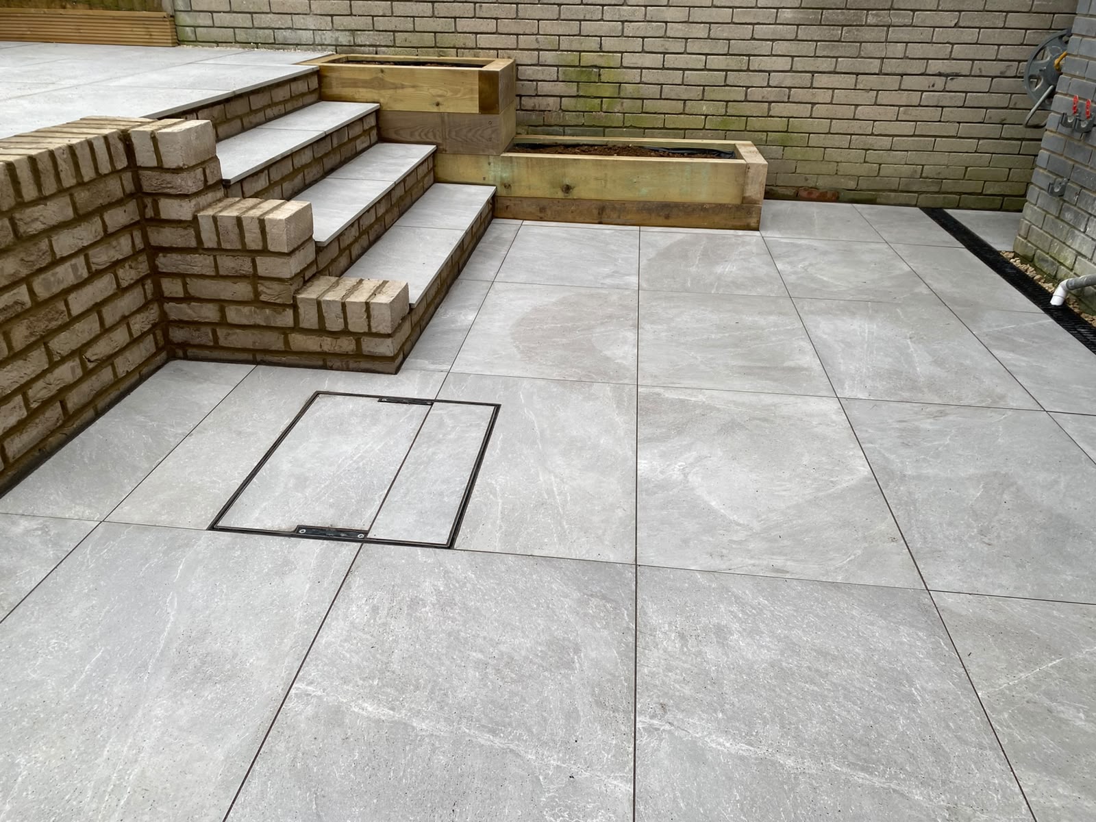 Patio with Steps